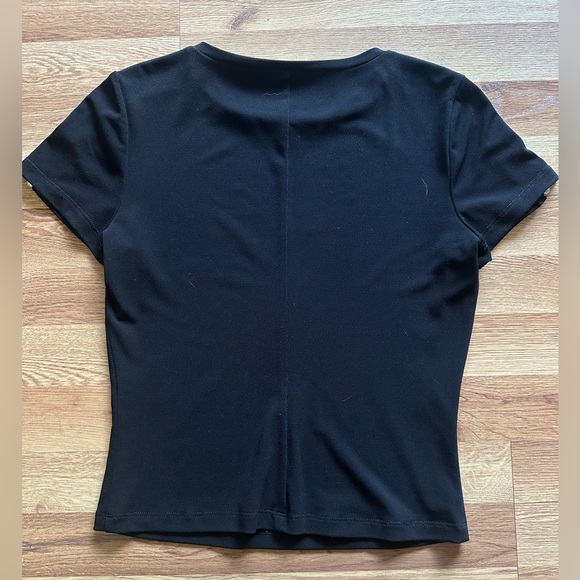 ALICE + OLIVIA !!! Black Pearl Top SMALL ! - Picture 4 of 4